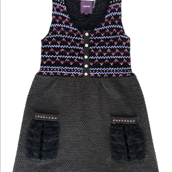 LULUMARI Knit Patch Pocket Mohair Blend Dr… - Picture 3 of 8